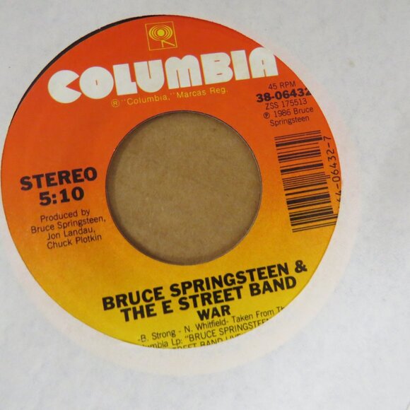 Lot of 7 Assorted Bruce Springsteen Clarence Clemons 45 RPM Vinyl Singles - Picture 5 of 8